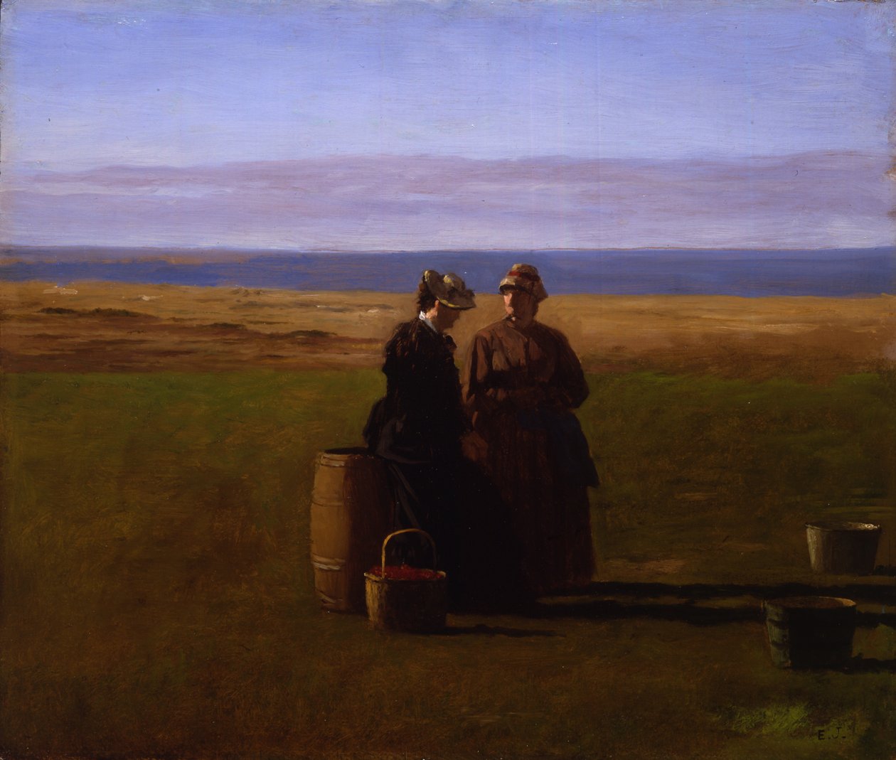 A Conversa, 1879 de Eastman Johnson