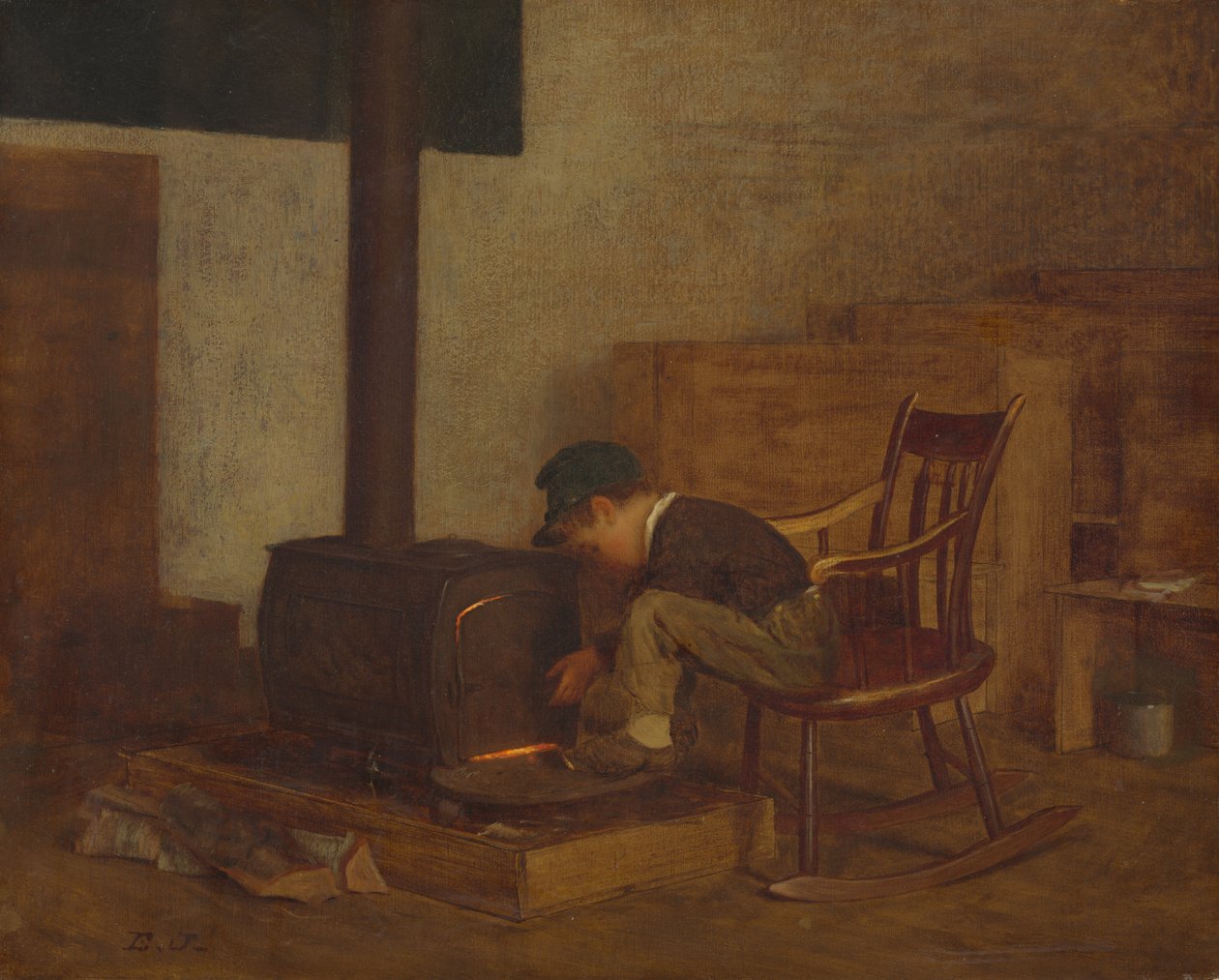 O erudito primitivo de Eastman Johnson