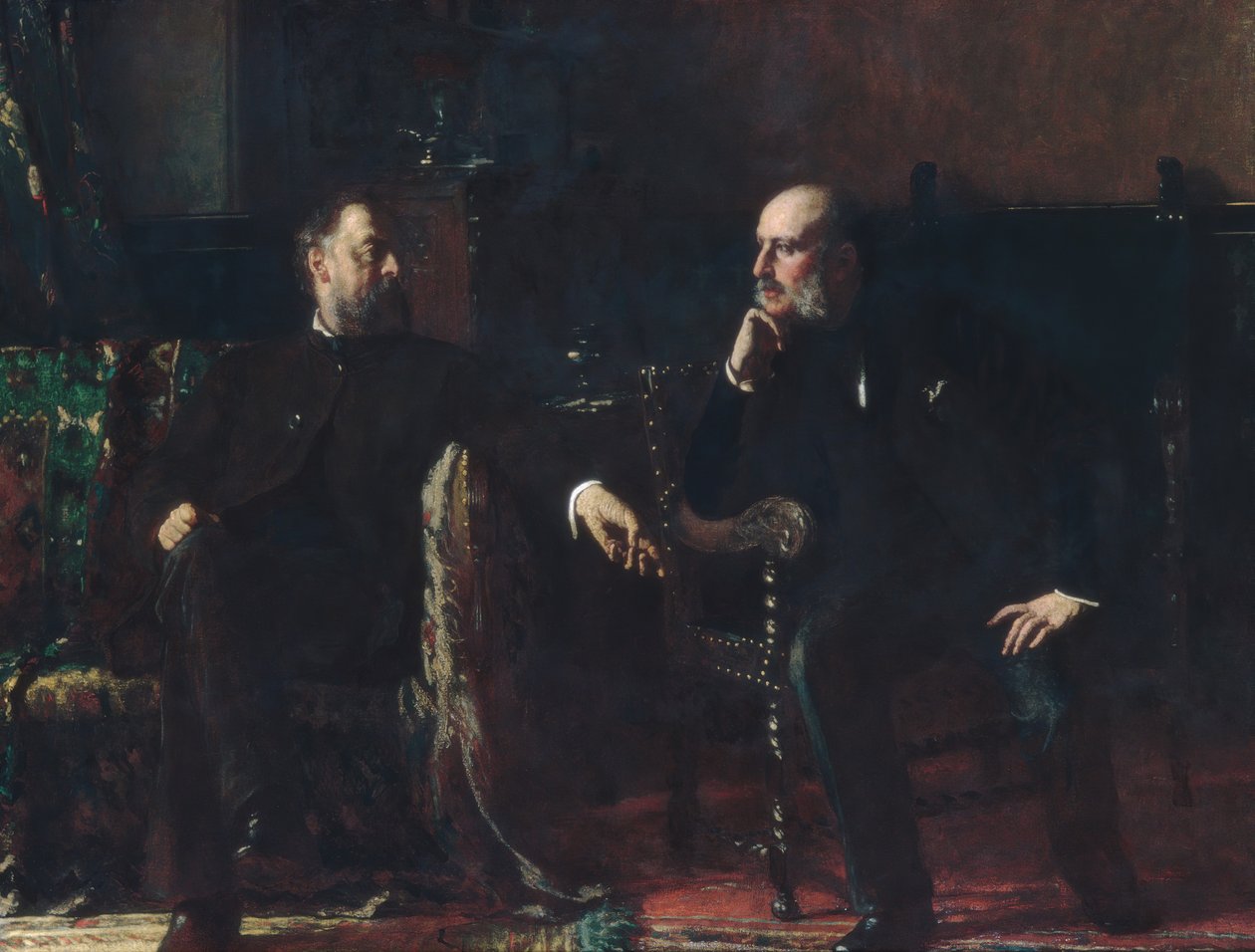 A Lei de Financiamento, 1881. de Eastman Johnson