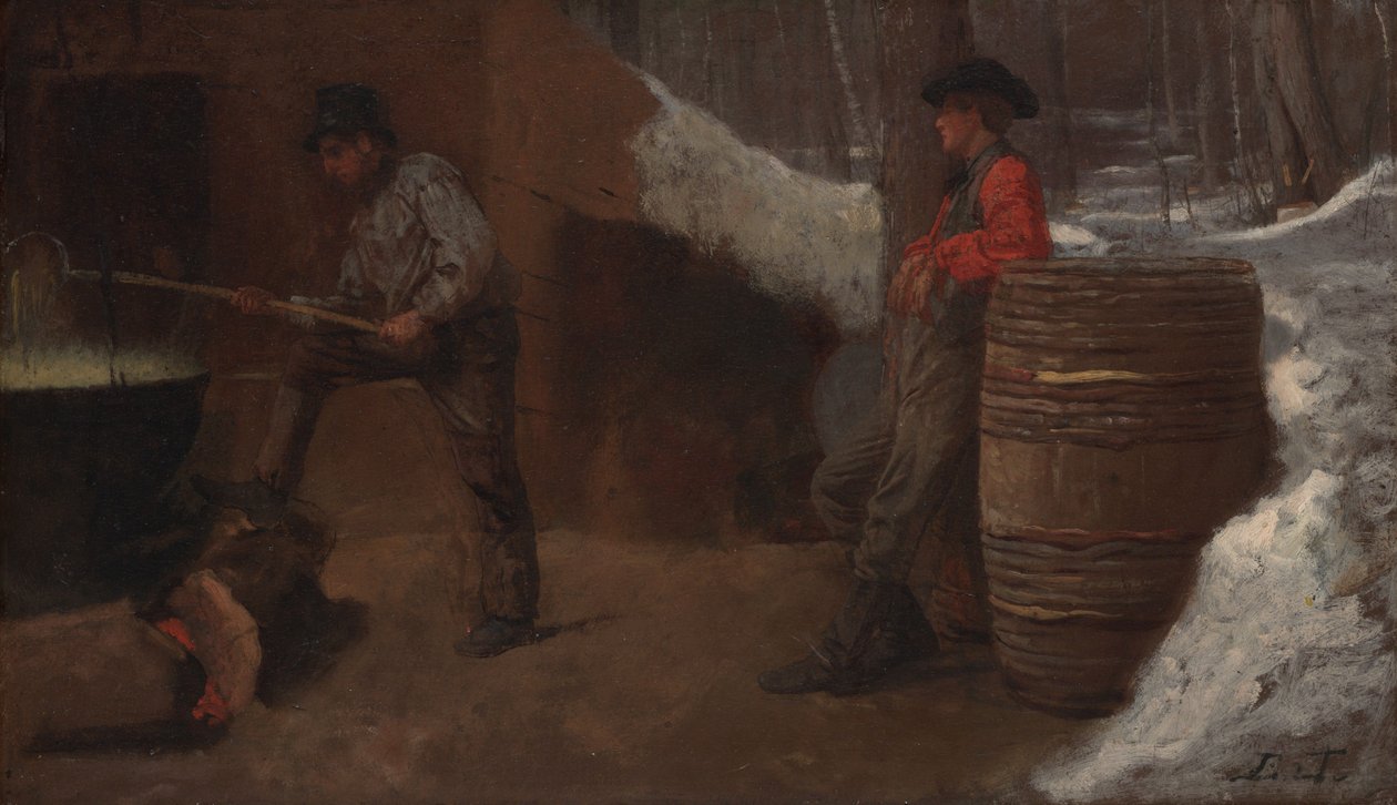 O Acampamento do Açúcar (também conhecido como «A Produção de Açúcar de Bordo» ou «A Cozinha de Susan Ray para a Produção de Açúcar de Bordo») de Eastman Johnson