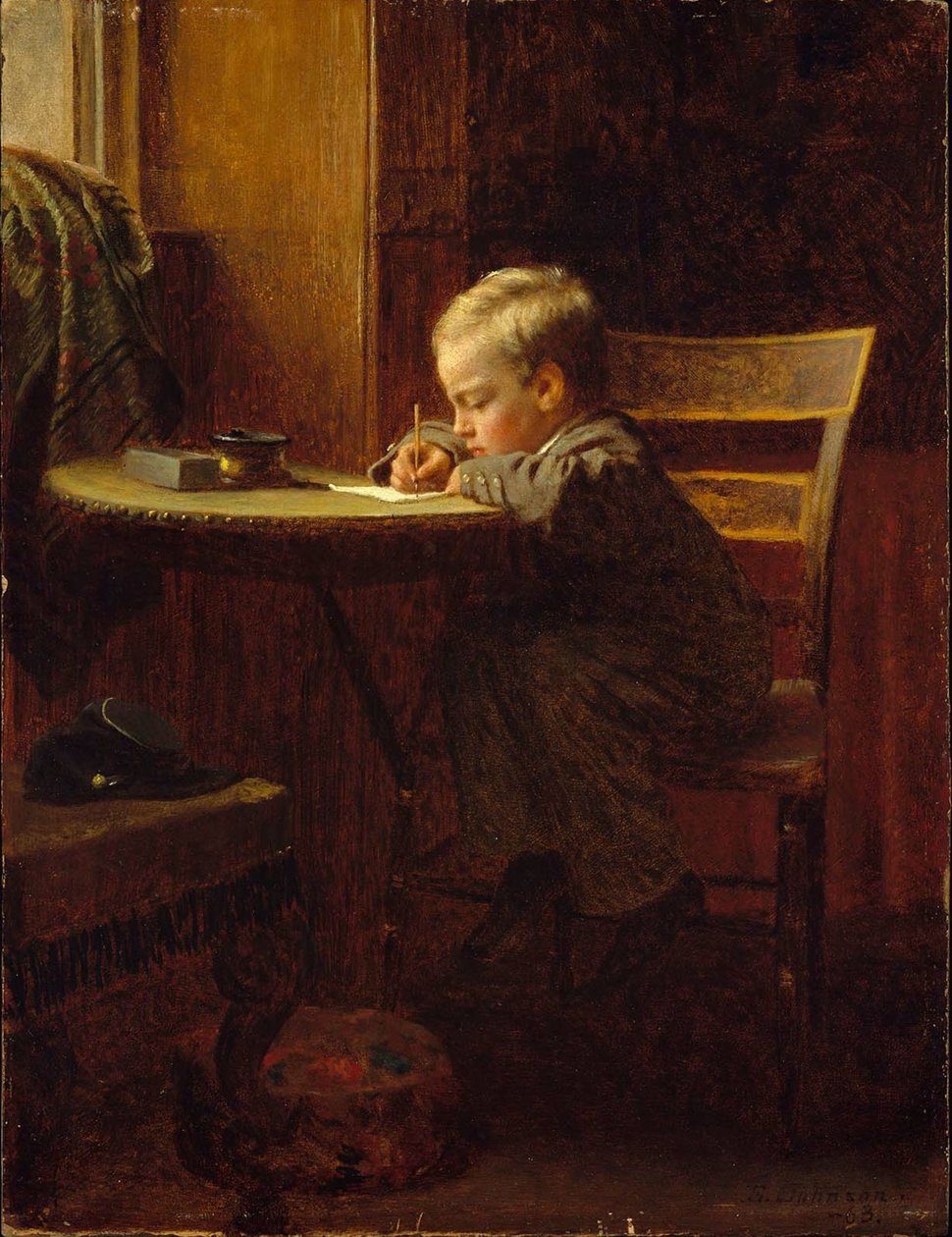 Escrever ao pai de Eastman Johnson