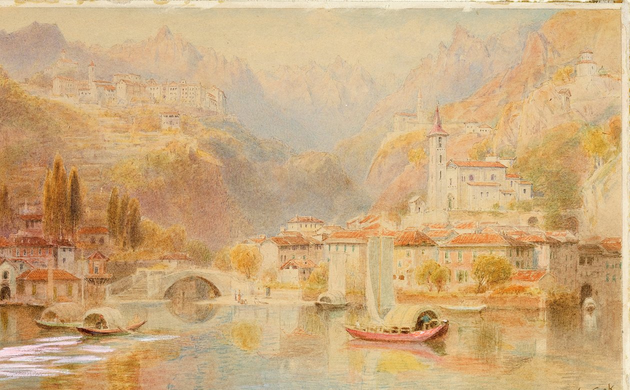 Lake Lugano de Ebenezer Wake Cook