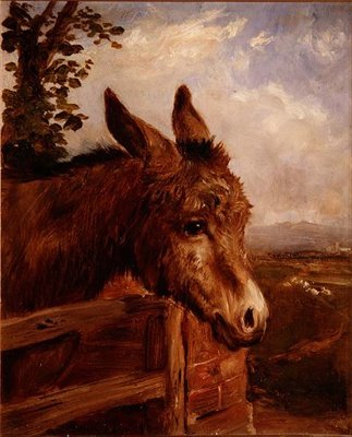 Um burro num portão de Ebenezer Newman Downard