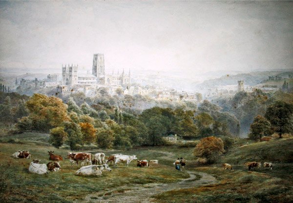 Durham (aguarela sobre papel) de Ebenezer Wake Cook