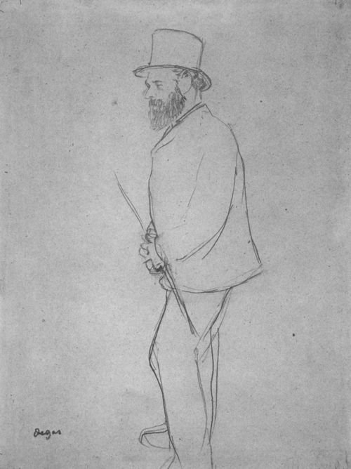 Edouard Manet na corrida de Edgar Degas