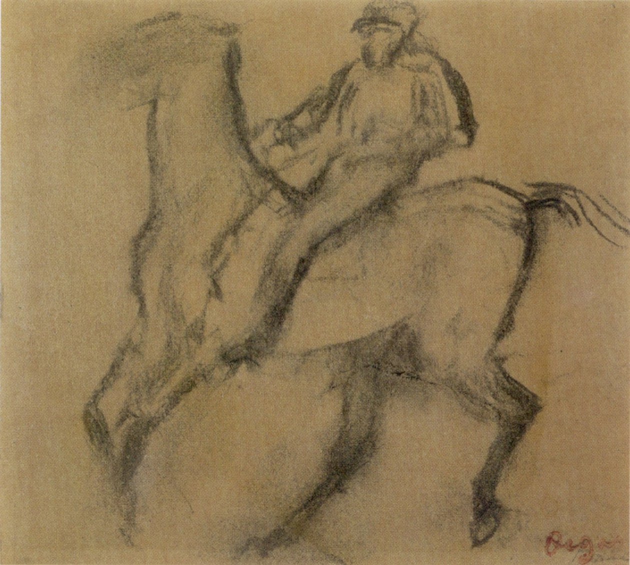 Jockey em Horsen de Edgar Degas
