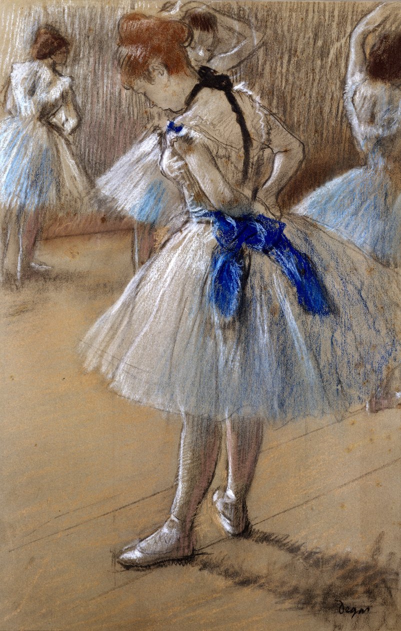 Um estudo de um dançarino de Edgar Degas