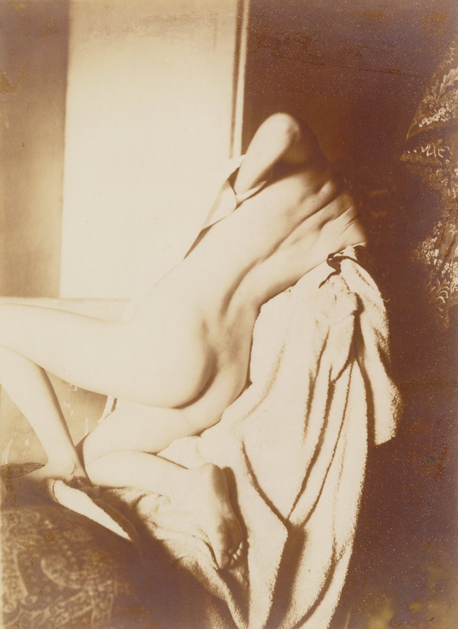 Depois do banho, mulher secando as costas de Edgar Degas
