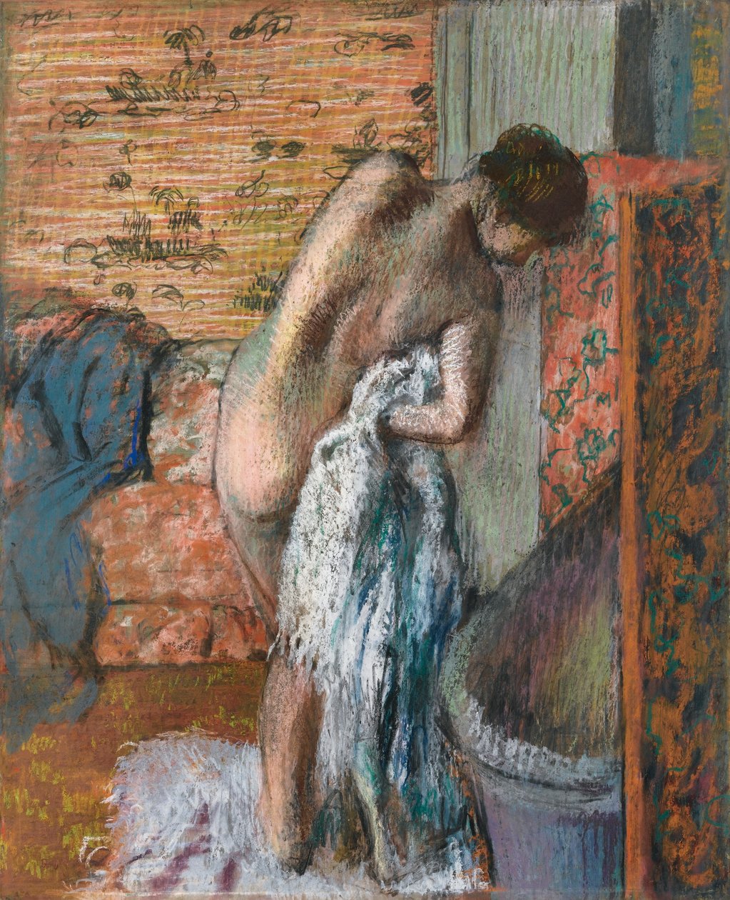 Depois do banho de Edgar Degas