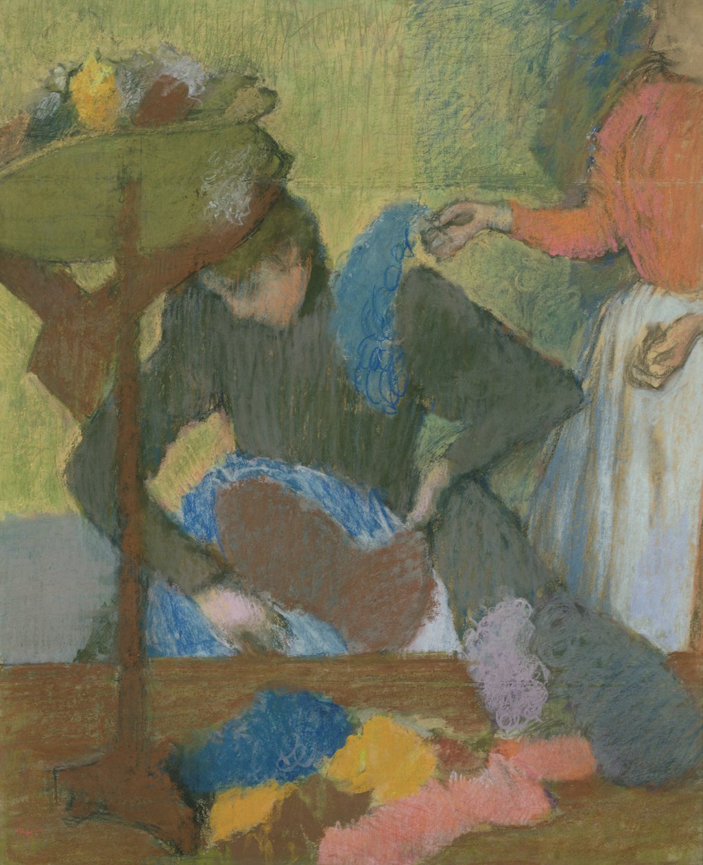 No Milliner, c.1898 (pastel sobre papel) de Edgar Degas