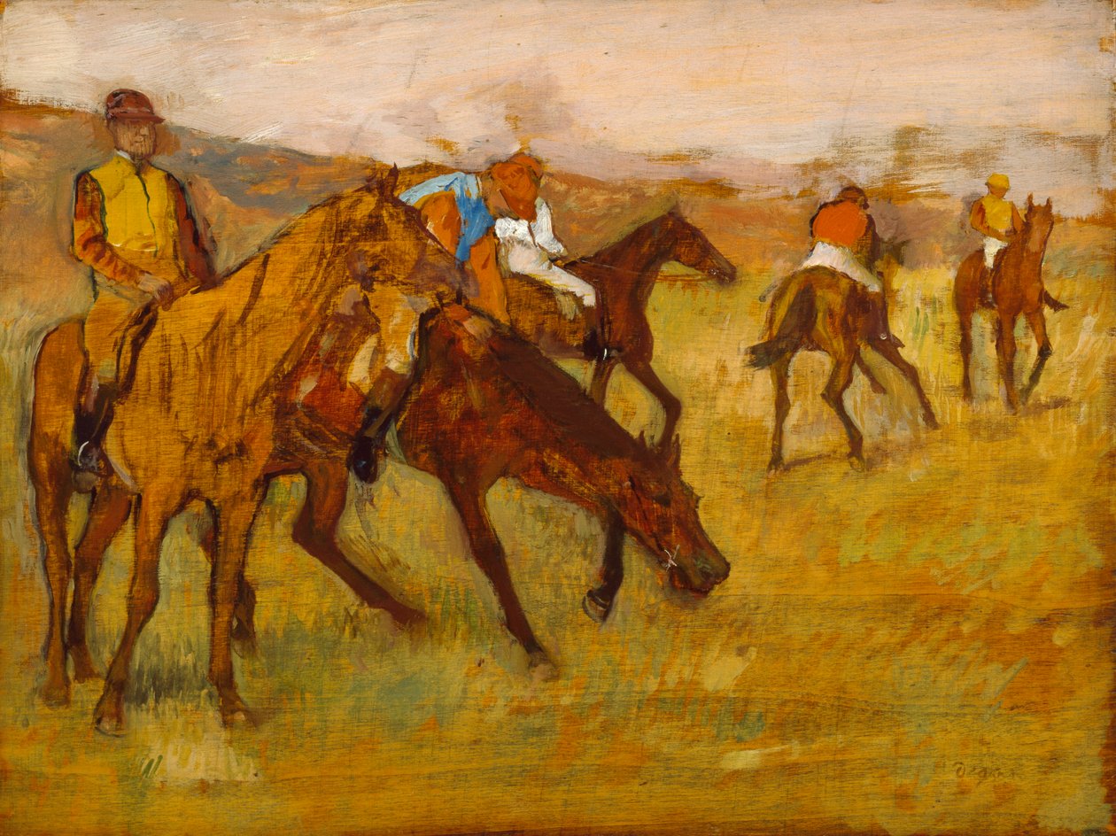 Antes da corrida de Edgar Degas
