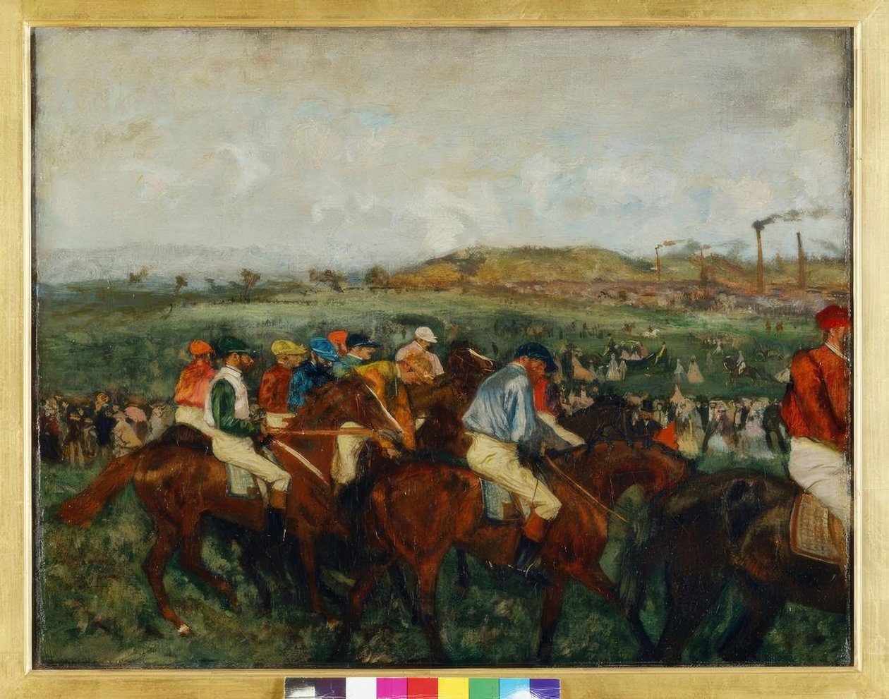 Corrida de cavalheiros. Antes da partida de Edgar Degas
