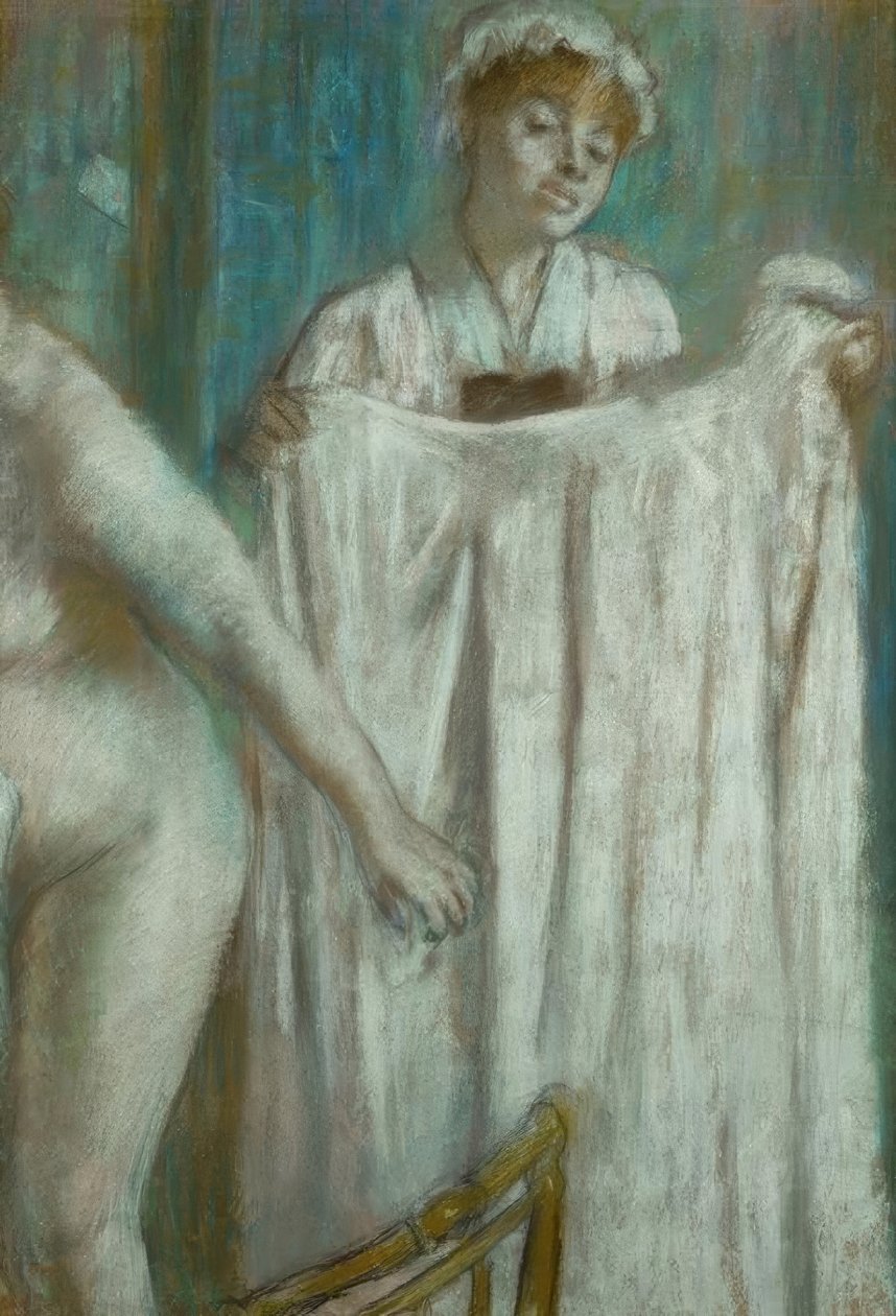 O banheiro depois do banho de Edgar Degas