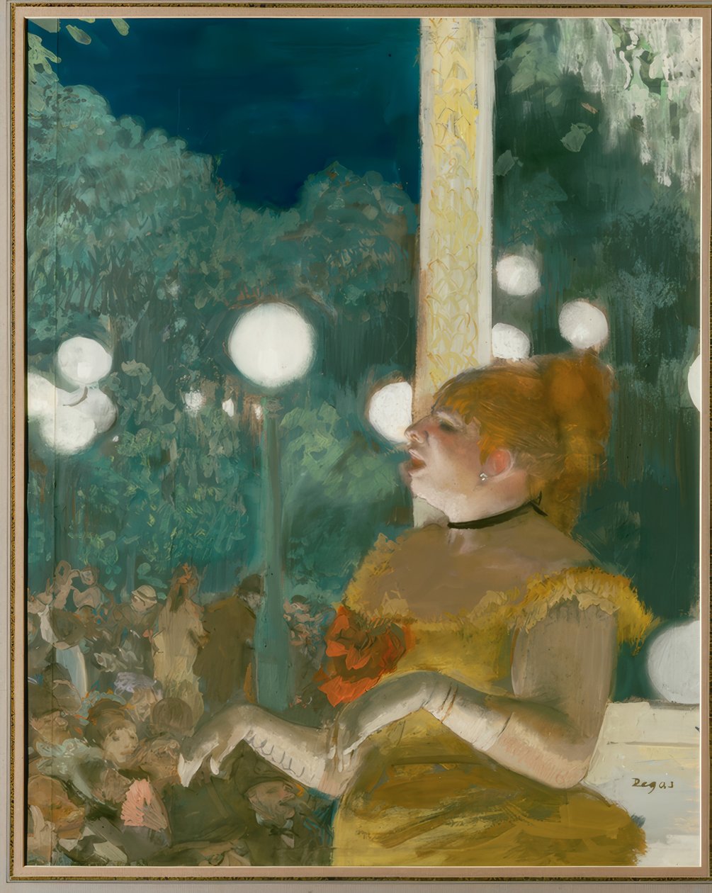 A canção do cachorro de Edgar Degas
