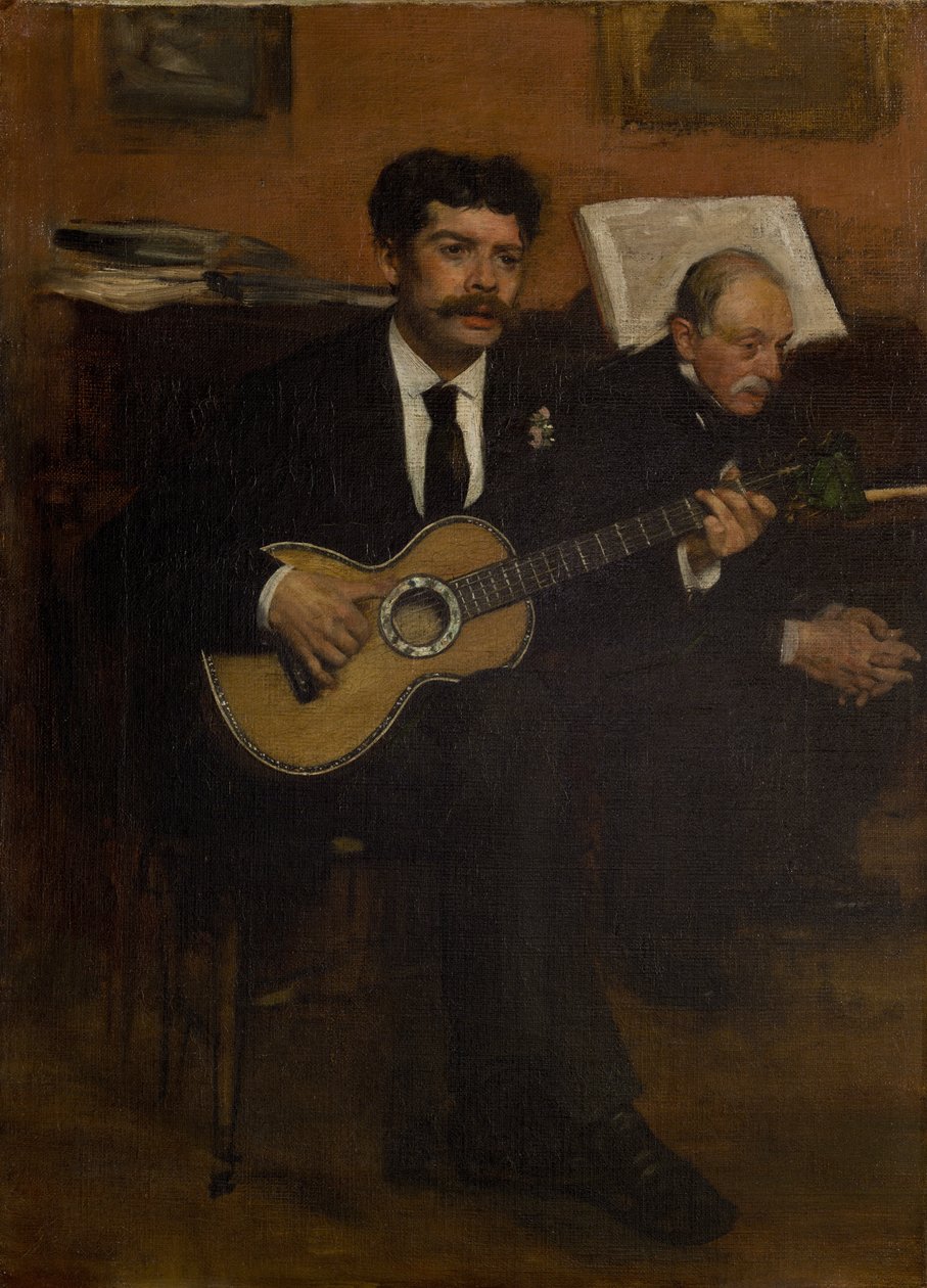 Lorenzo Pagans e Auguste de Gas de Edgar Degas