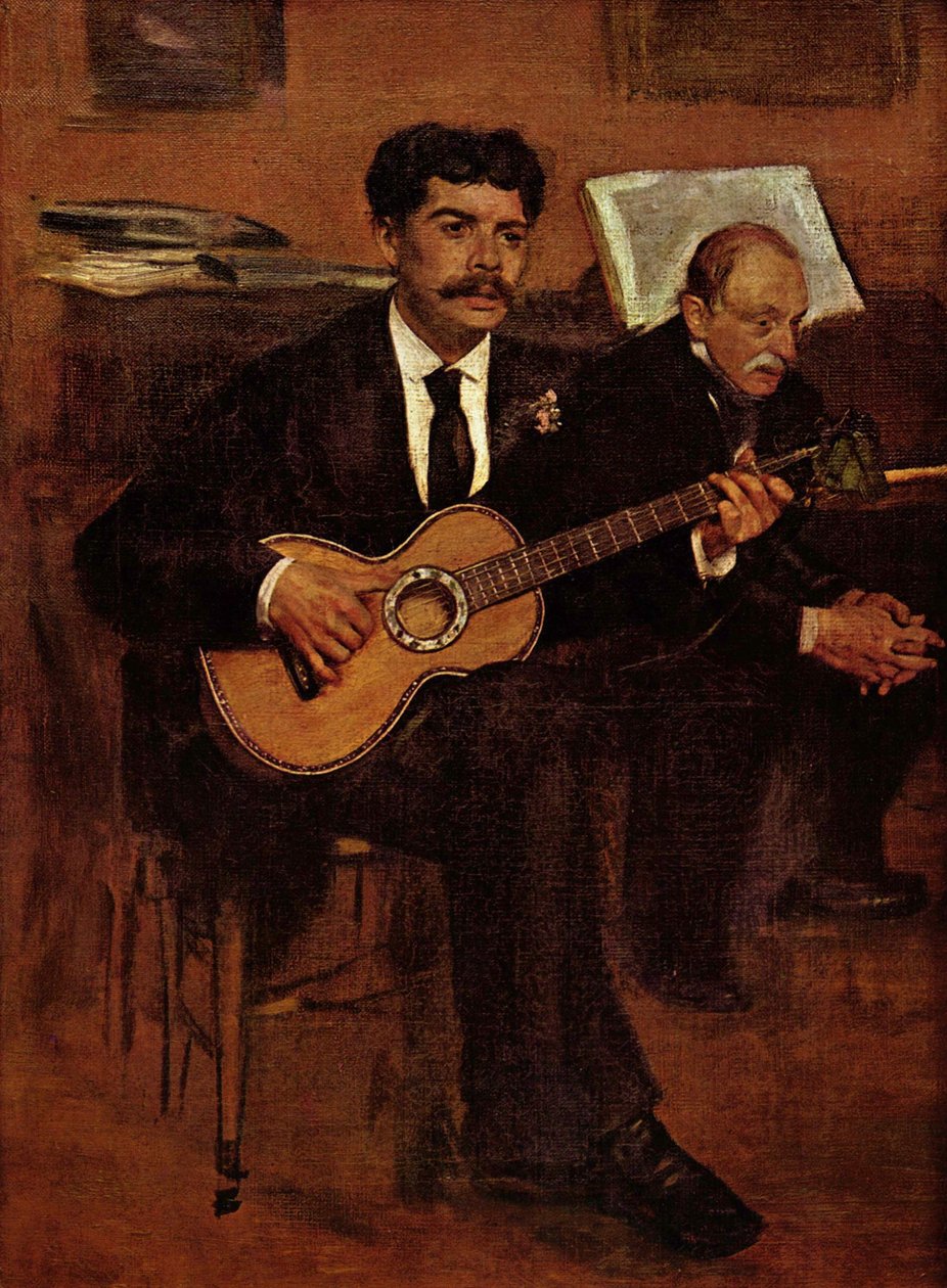 Lorenzo Pagans e Auguste de Gas de Edgar Degas