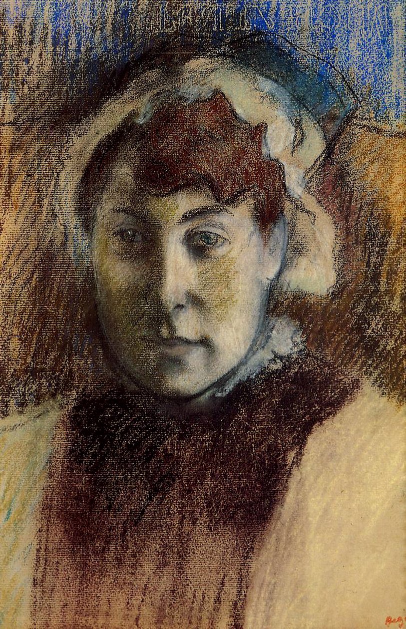 Madame Ernest May, 1881-82 (pastel sobre papel) de Edgar Degas