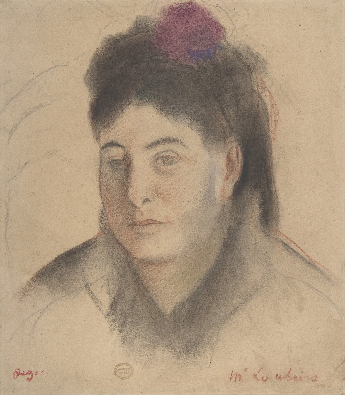 Madame Loubens de Edgar Degas