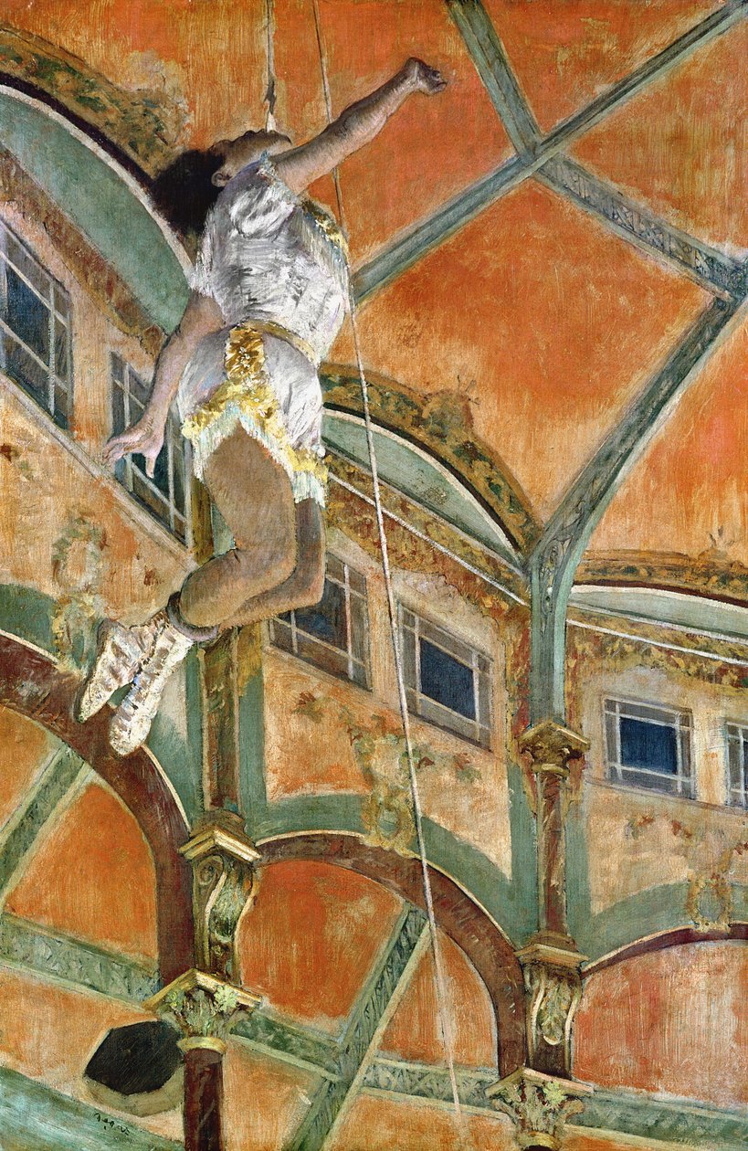 Miss La la no Cirque Fernando, 1879 de Edgar Degas