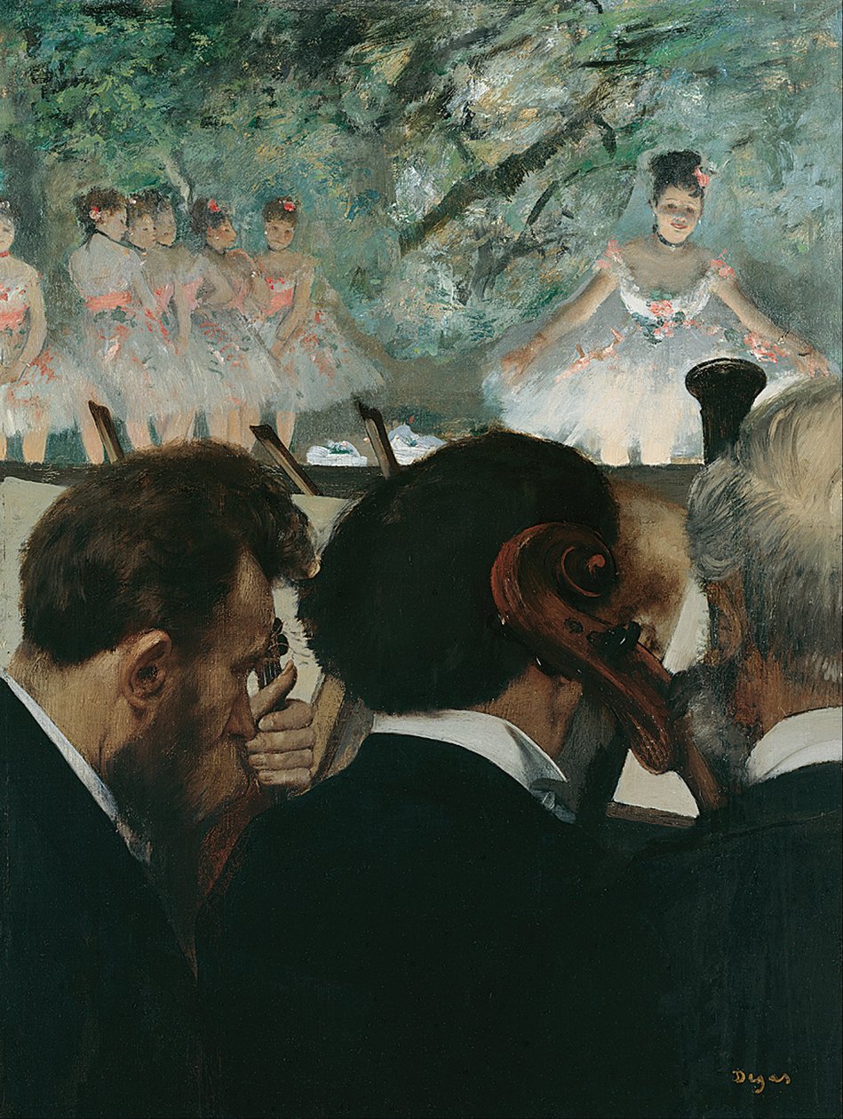 Músicos da Orquestra de Edgar Degas