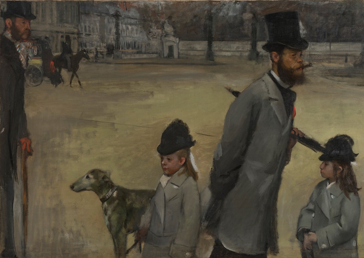 Praça da Concórdia, 1875 de Edgar Degas