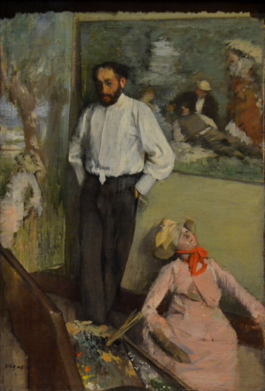 Retrato de Henri-Michel Lévy de Edgar Degas