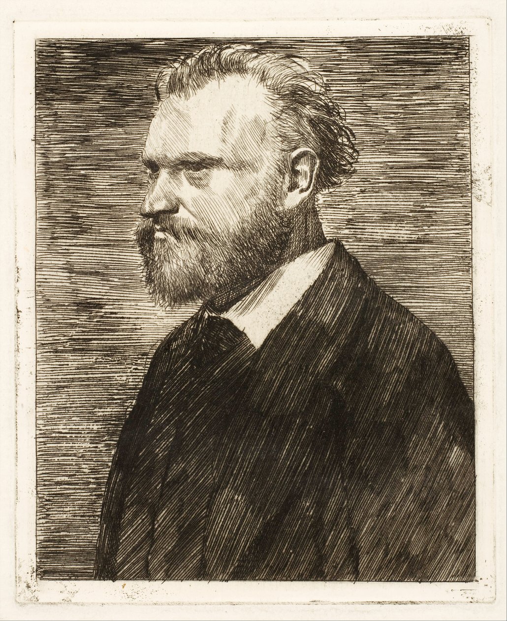 Retrato de Edouard Manet, pub. 1864 de Edgar Degas