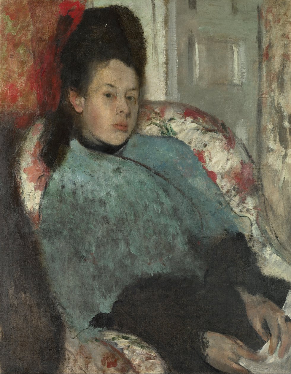 Retrato de Elena Carafa de Edgar Degas