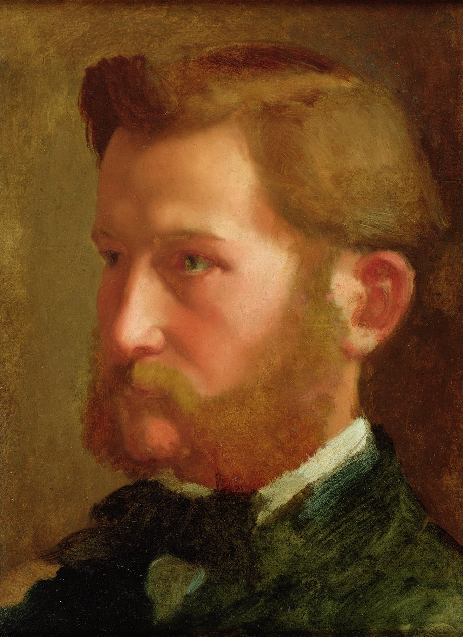Retrato de Paul Vapincon, c.1868 de Edgar Degas