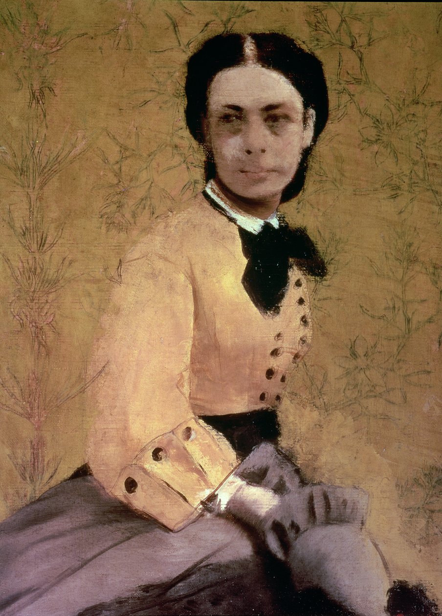 Retrato da Princesa Pauline de Metternich, c.1865 de Edgar Degas