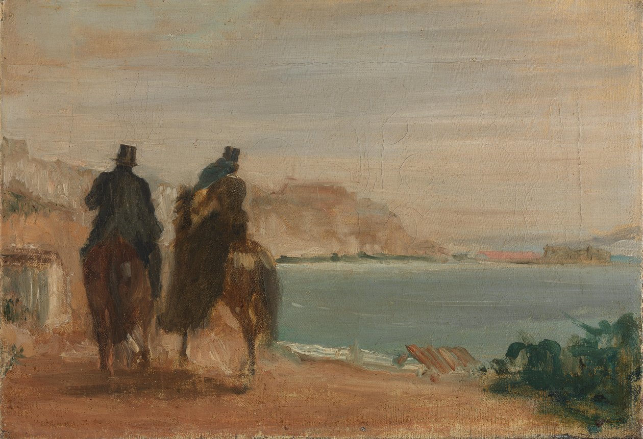 Passeio ao lado do mar de Edgar Degas