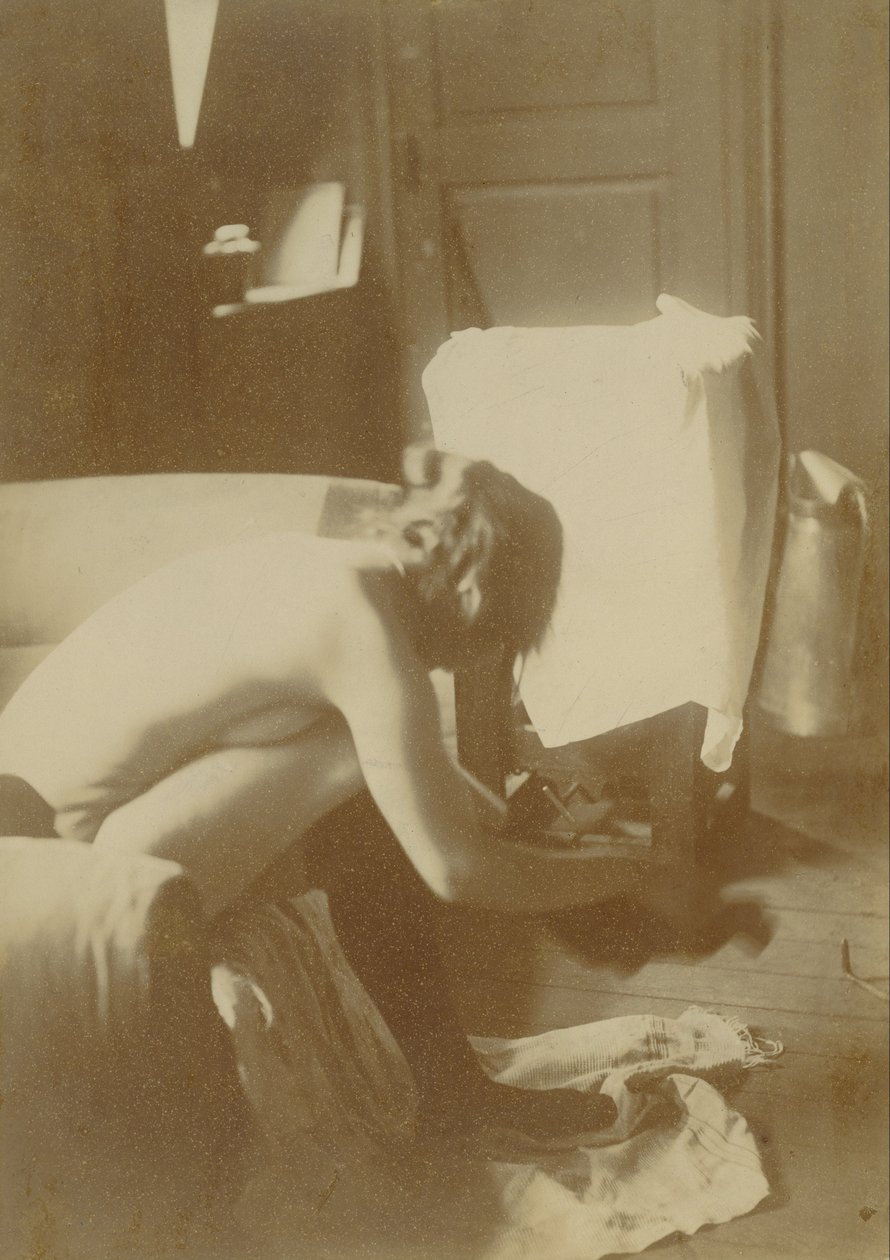 Nudez sentado de Edgar Degas