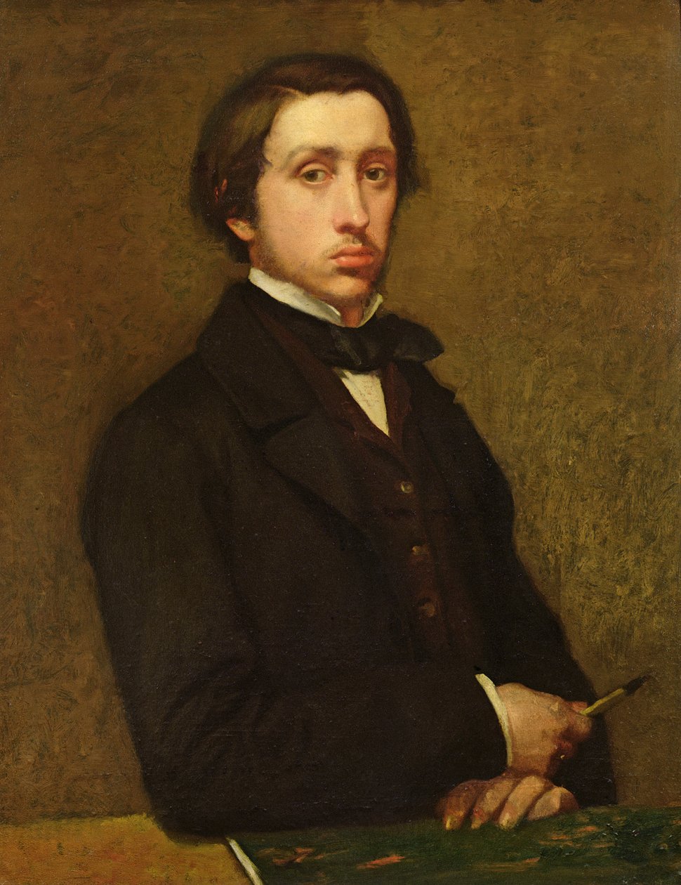 Auto-retrato, 1855 de Edgar Degas