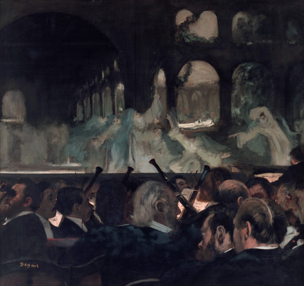 A cena de balé de Edgar Degas