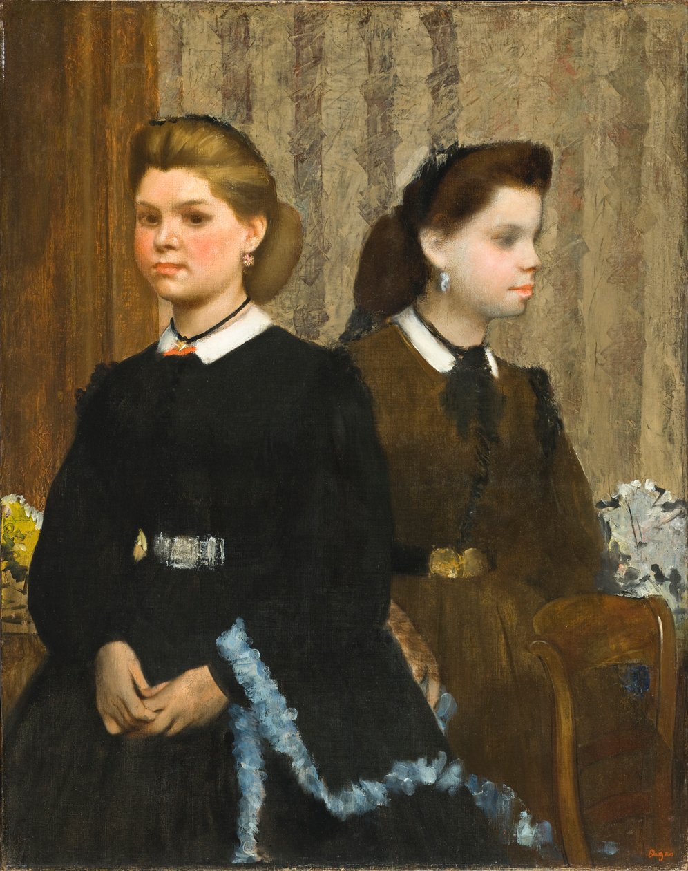 As irmãs Bellelli (Giovanna e Giuliana Bellelli) de Edgar Degas
