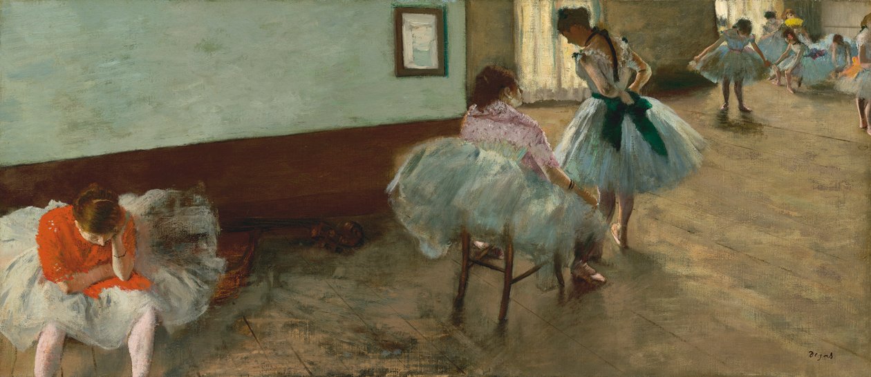 A lição de dança de Edgar Degas