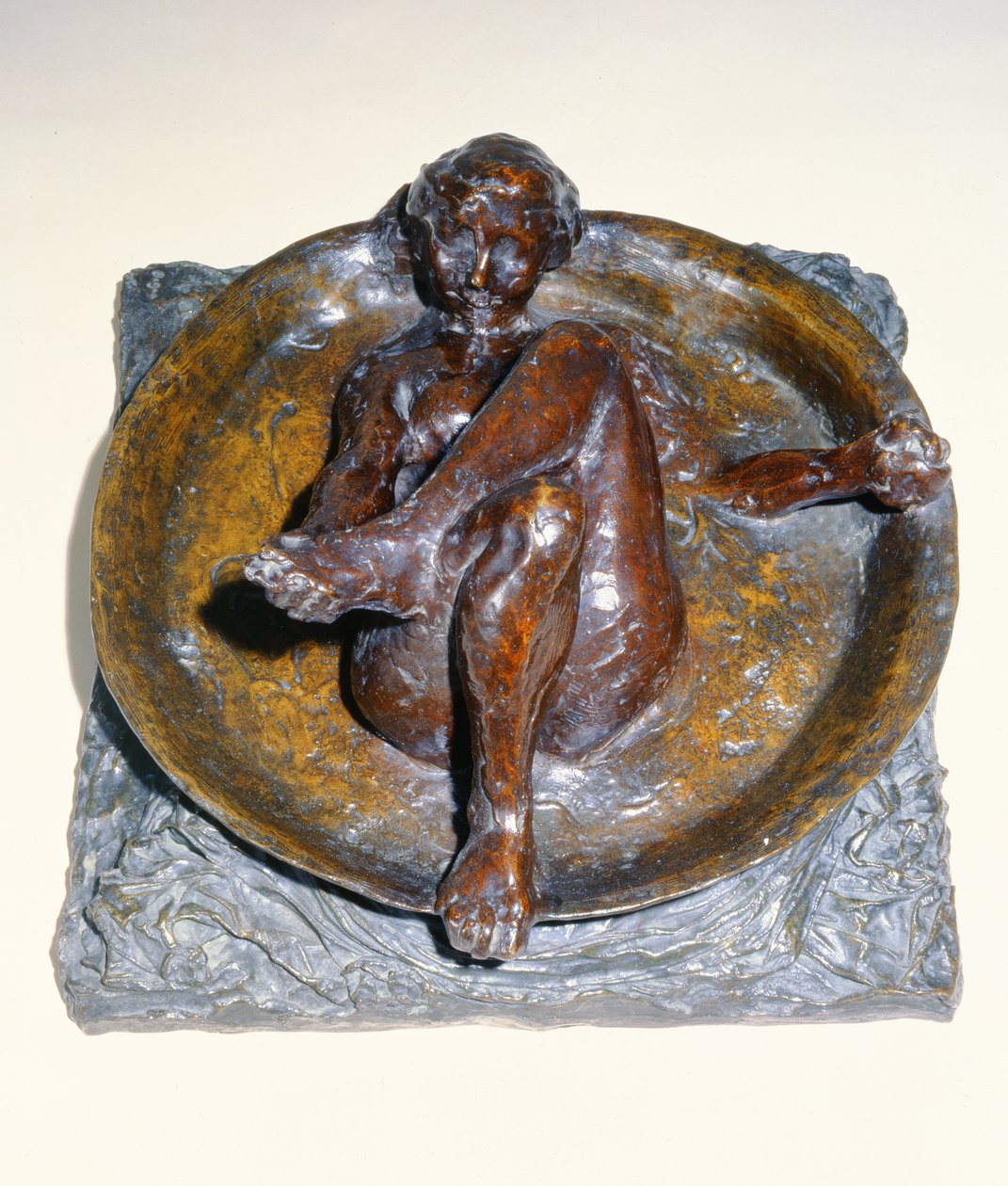 The Tub, 1889-1919 (bronze) de Edgar Degas