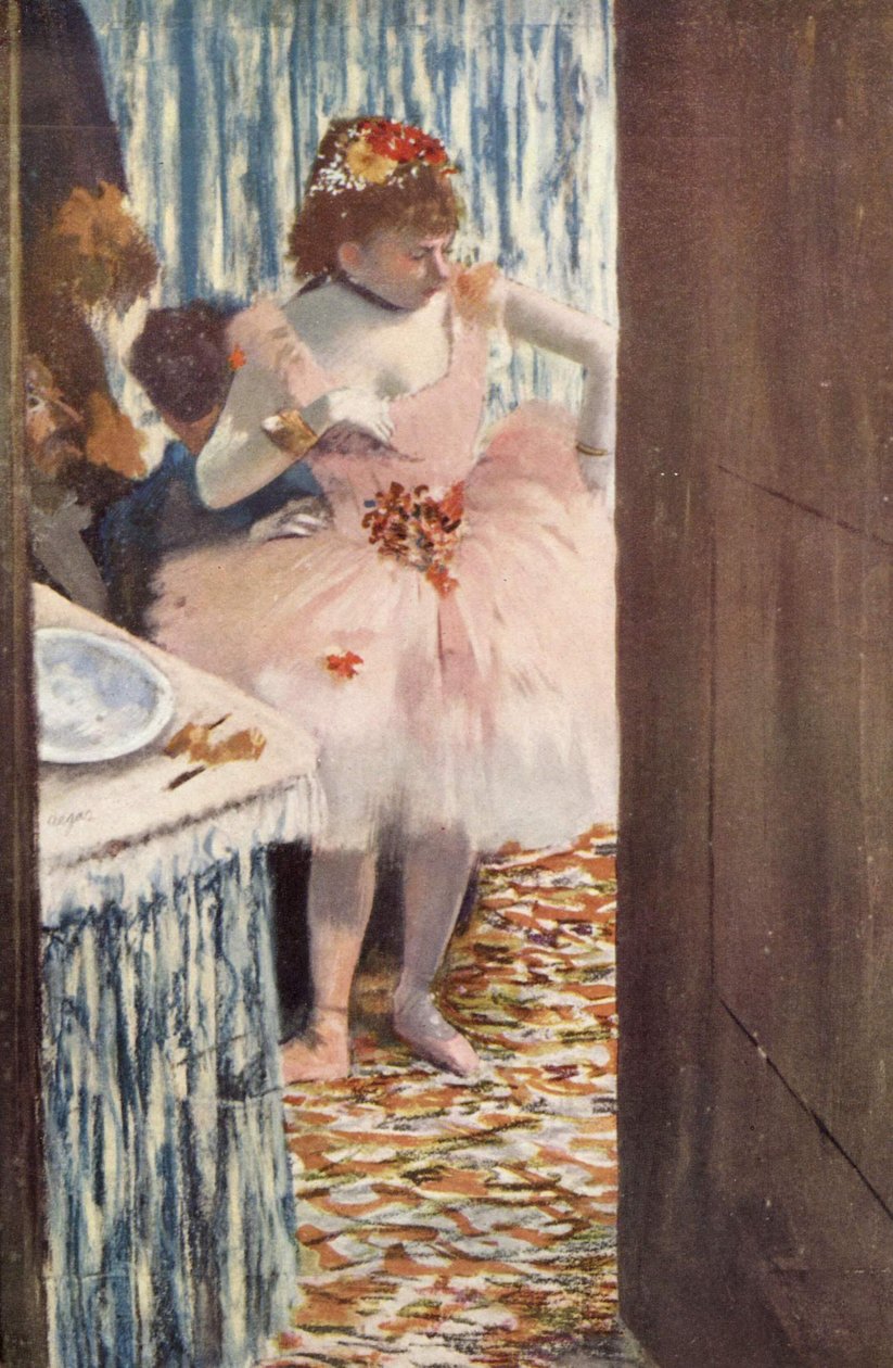 Dançarina em sua caixa de Edgar Degas