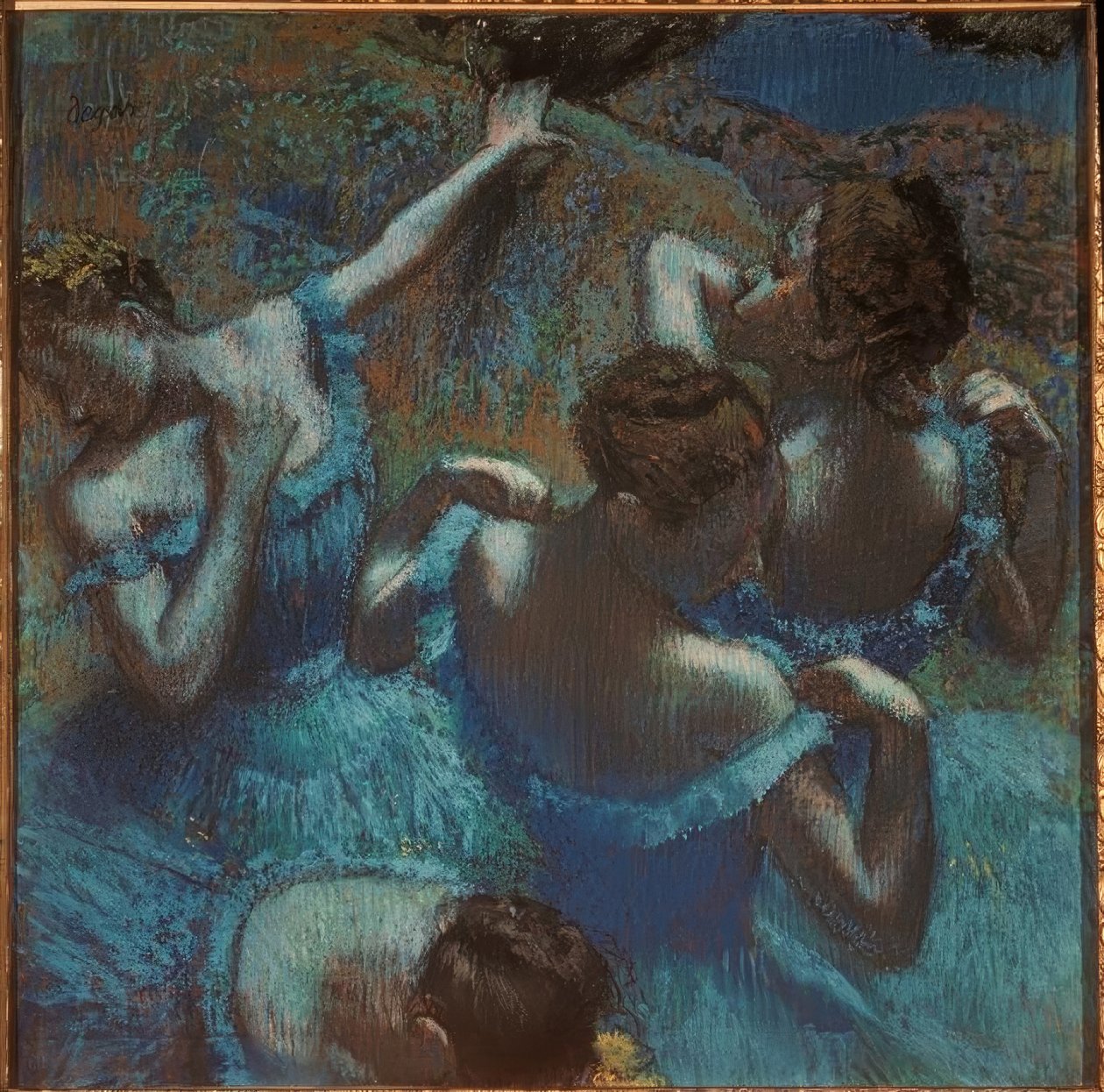 Dançarinos em azul de Edgar Degas