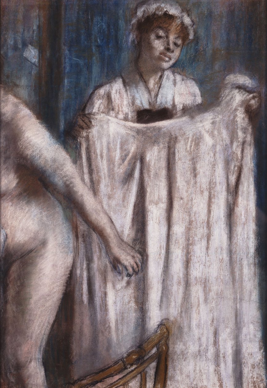 Toilette após o banho de Edgar Degas