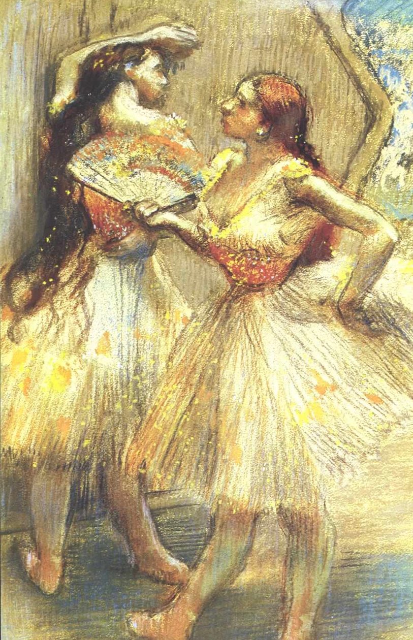 Dois dançarinos de Edgar Degas