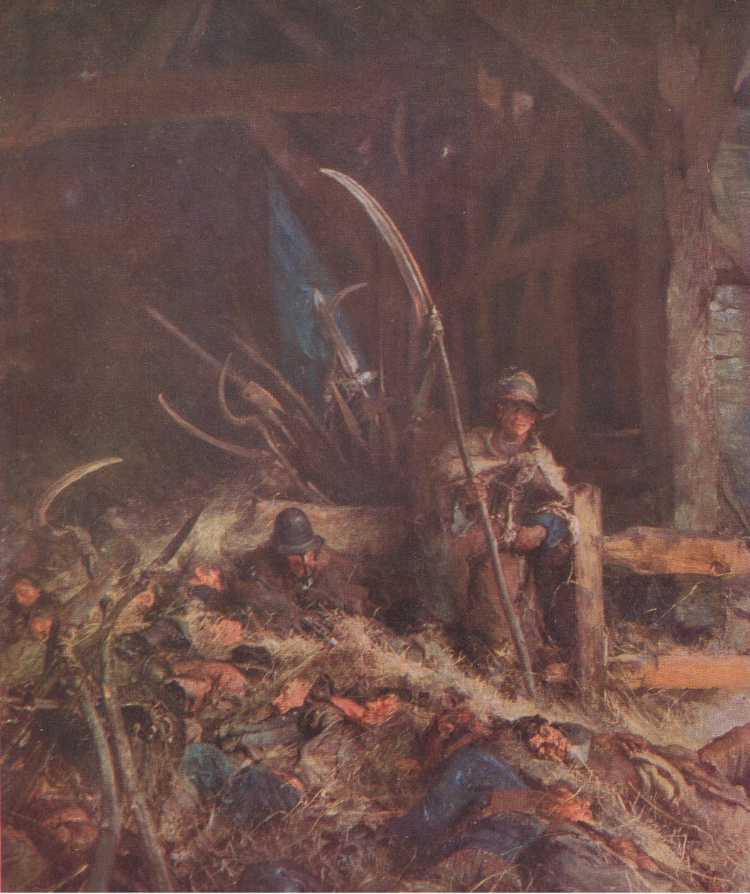 A manhã de Sedgemoor, Bibbys Annual, 1916-17 de Edgar after Bundy