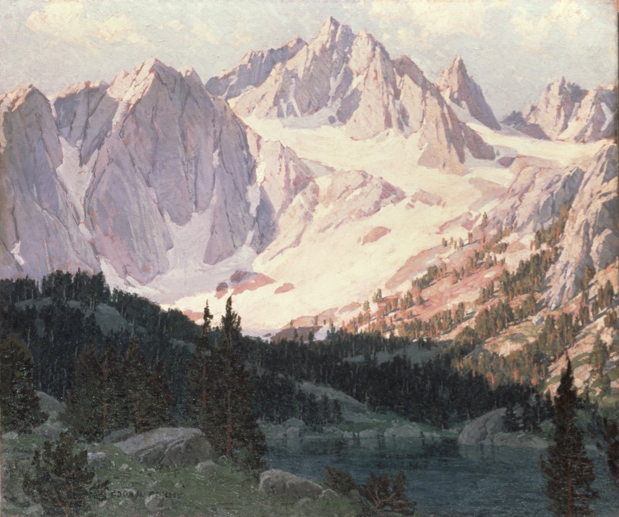 Lago na Serra Alta (petróleo) de Edgar Alwin Payne