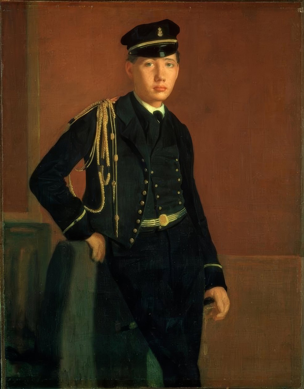 Achille de Gas e oficial de marinheiro de Edgar Degas