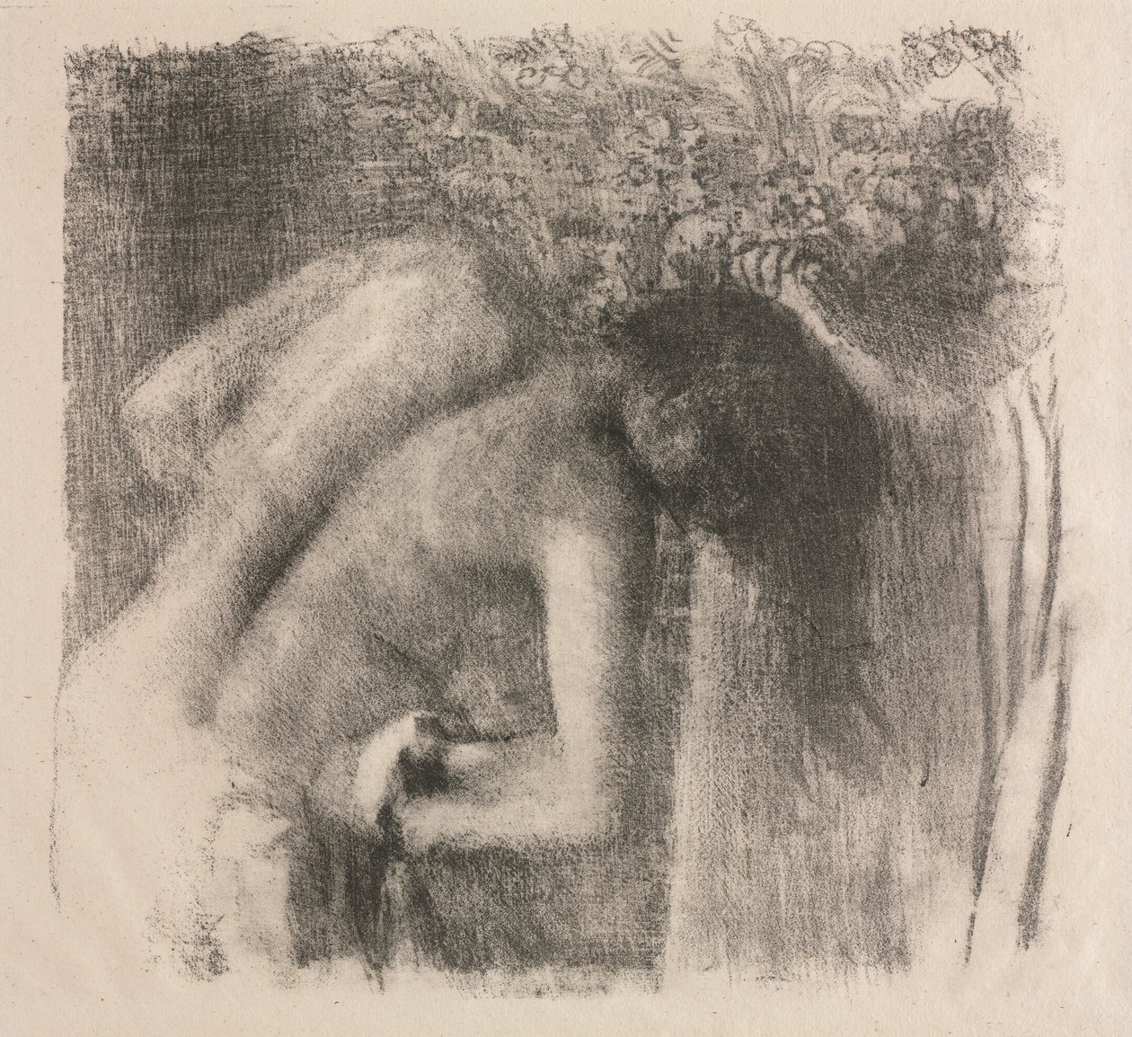 Depois do banho (versão grande) de Edgar Degas