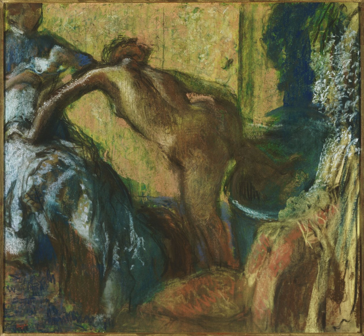 Depois do banho de Edgar Degas