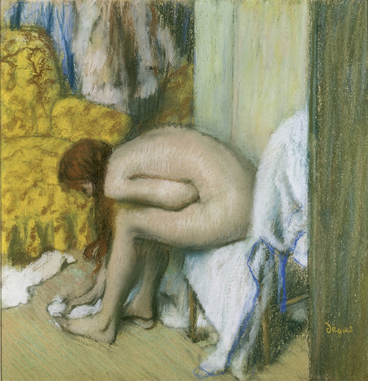 Depois do banho de Edgar Degas