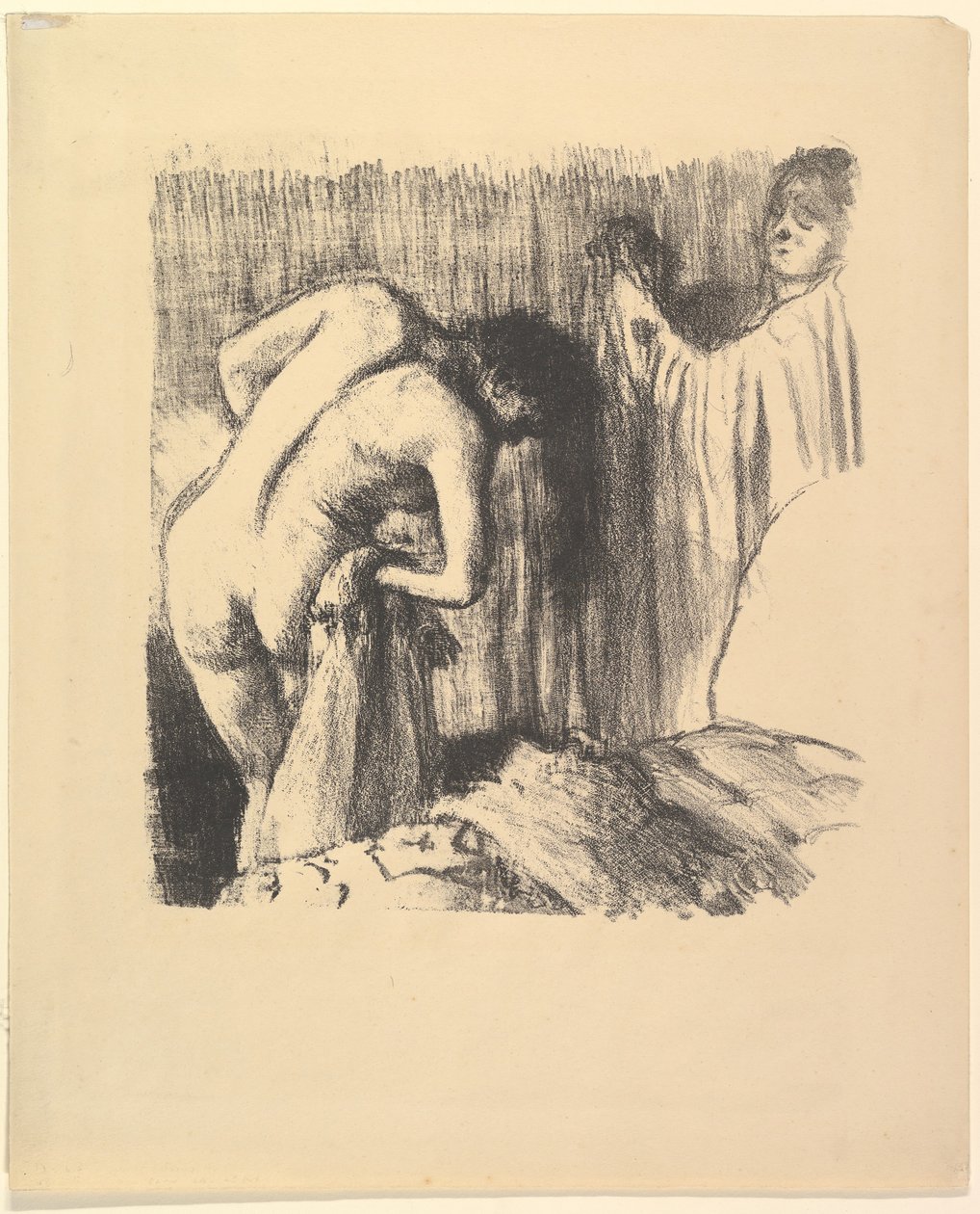 Após o banho III, 1891-92. de Edgar Degas