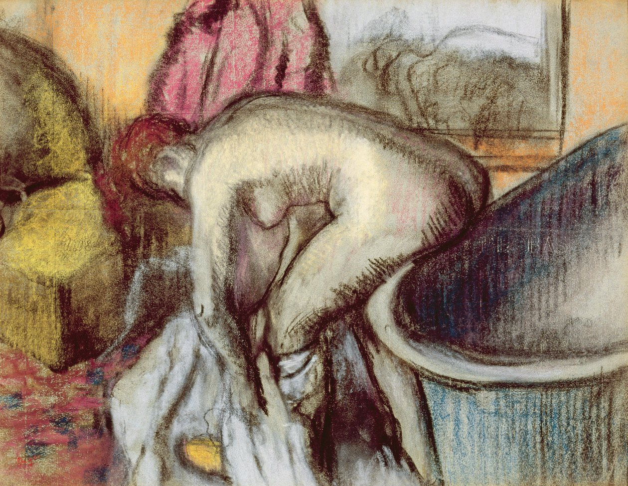 Depois do banho, c.1895 de Edgar Degas