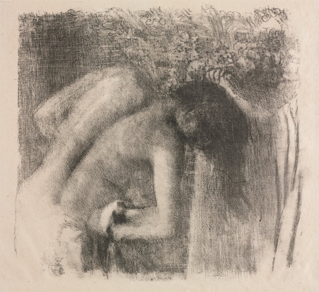 Após a versão grande do banho, 1891-1892. de Edgar Degas